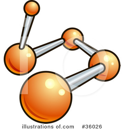 Molecule Clipart  36026 By Geo Images   Royalty Free  Rf  Stock