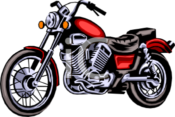 Motorcycle   Royalty Free Clipart Image
