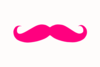 Pink Mustache Clip Art At Clker Com   Vector Clip Art Online Royalty