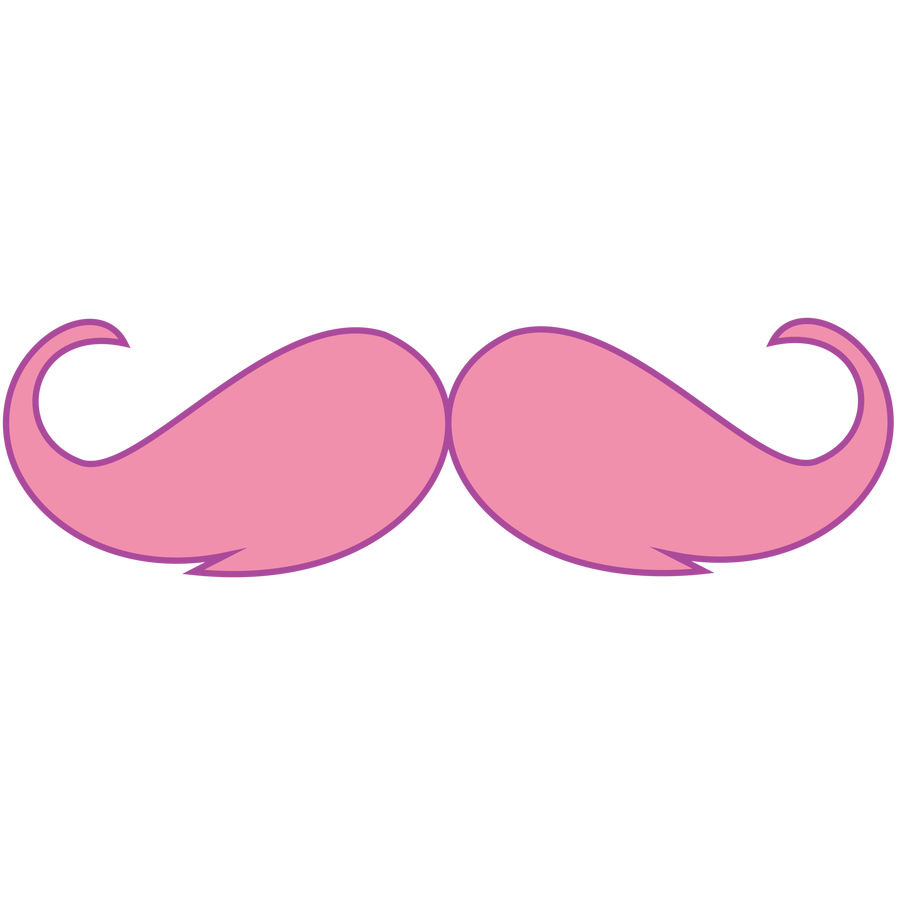 Pink Mustache Clipart   Mustache Pink   Pro Clip Arts