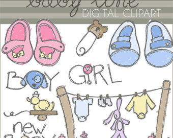 Popular Items For New Baby Clip Art On Etsy