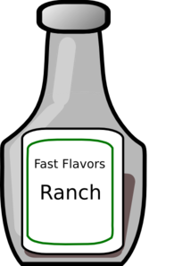 Ranch Dressing Bottle Clip Art At Clker Com   Vector Clip Art Online    