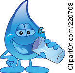Royalty Free  Rf  Drinking Water Clipart Illustrations Vector