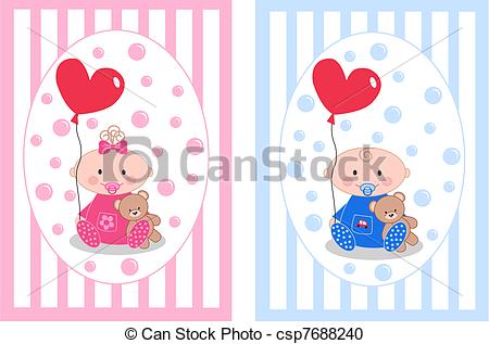 Vector Clipart Of Newborn Baby   Newborn Babies Csp7688240   Search