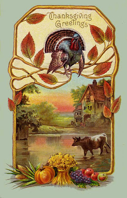 Victorian Imagens E Cart Es Postais  Big Postcards Thanksgiving