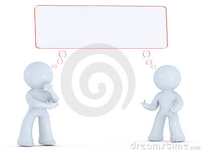 Aadmii Discussing A Creative Idea  Concept Image With White Background
