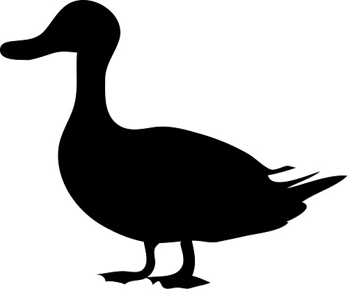 Duck Clip Art Black And White   Clipart Panda   Free Clipart Images