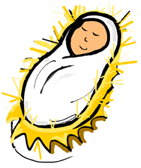 Full Version Of Baby Jesus Clipart