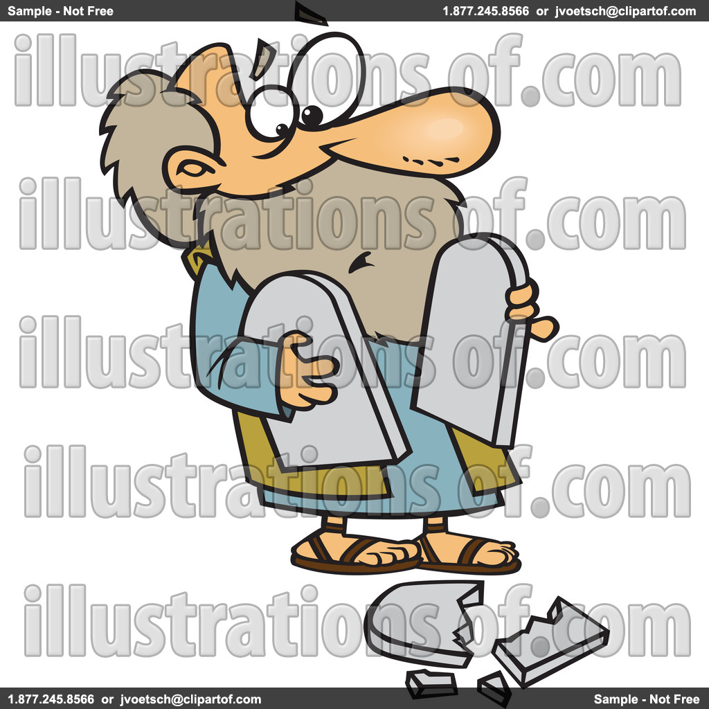 Moses Clip Art Royalty Free Rf Moses Clipart Illustration By Ron