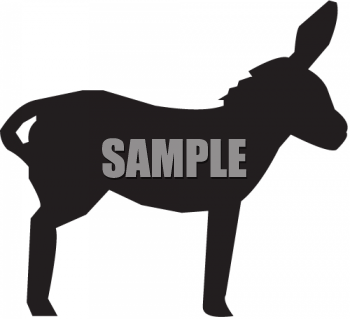 Mule Clipart Silhouette Of A Mule With His