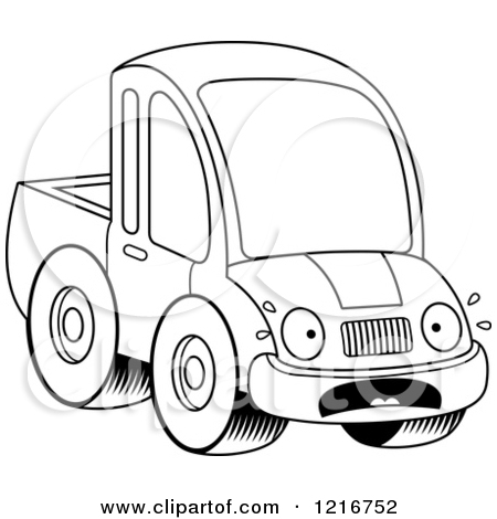 Pick Up Trucks Clipart Black And White Clipart Of A Black And White