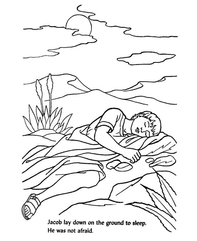 Print This Bible Story Character Coloring Activity Sheet For Your