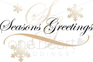 Seasons Greetings Clipart   Christmas Wedding Clipart