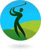 Silhouette Golf Swing Clip Art Vector Eps Images Available To Search    