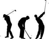 Silhouette Golf Swing Clip Art Vector Eps Images Available To Search    