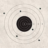 Target And Shots Bullet Holes Target Shoot Target Accuracy Focus