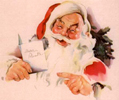 Vintage Santa Clip Art