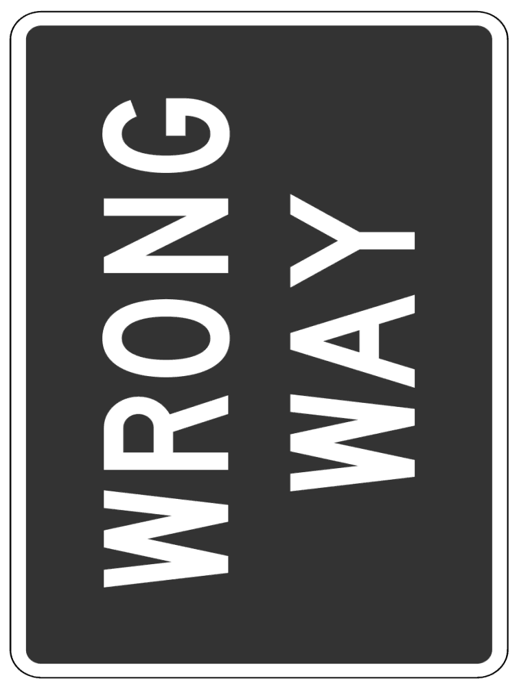 Wrong Way Sign   Http   Www Wpclipart Com Page Frames Full Page Signs    