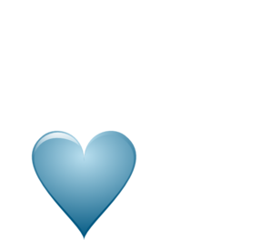 Blue Heart Clip Art   Vector Clip Art Online Royalty Free