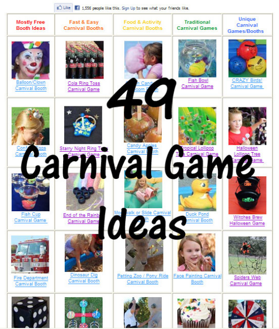 Free Carnival Game Ideas   Carnival Activity Booth Ideas Too