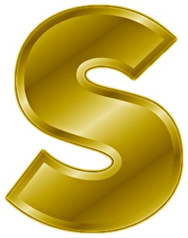 Free Gold Letter S  Clipart   Free Clipart Graphics Images And Photos
