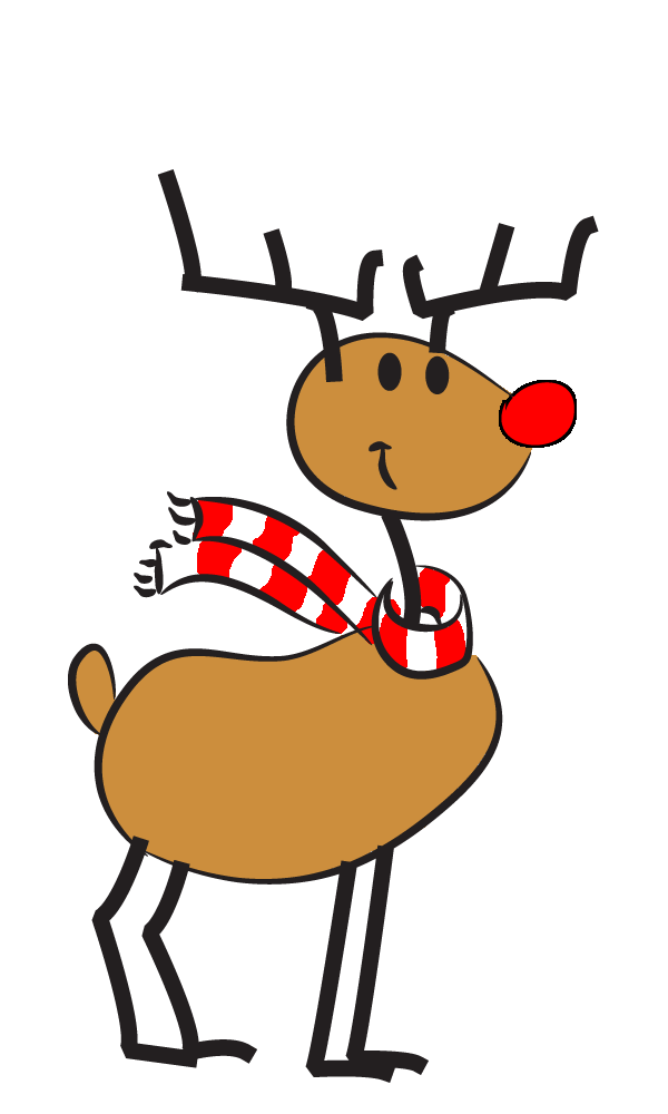 Funny Christmas Reindeer Clip Art Car Tuning