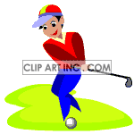 Golf Golfer Golfers Golf006 Gif Animations 2d Sports Golf