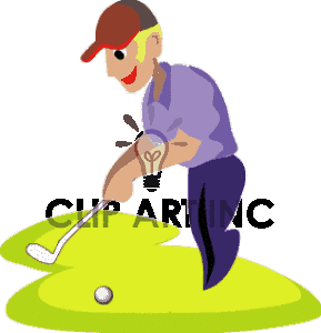 Golf Golfer Golfers Golfing 1004golf003 Clip Art Sports Golf Cartoon
