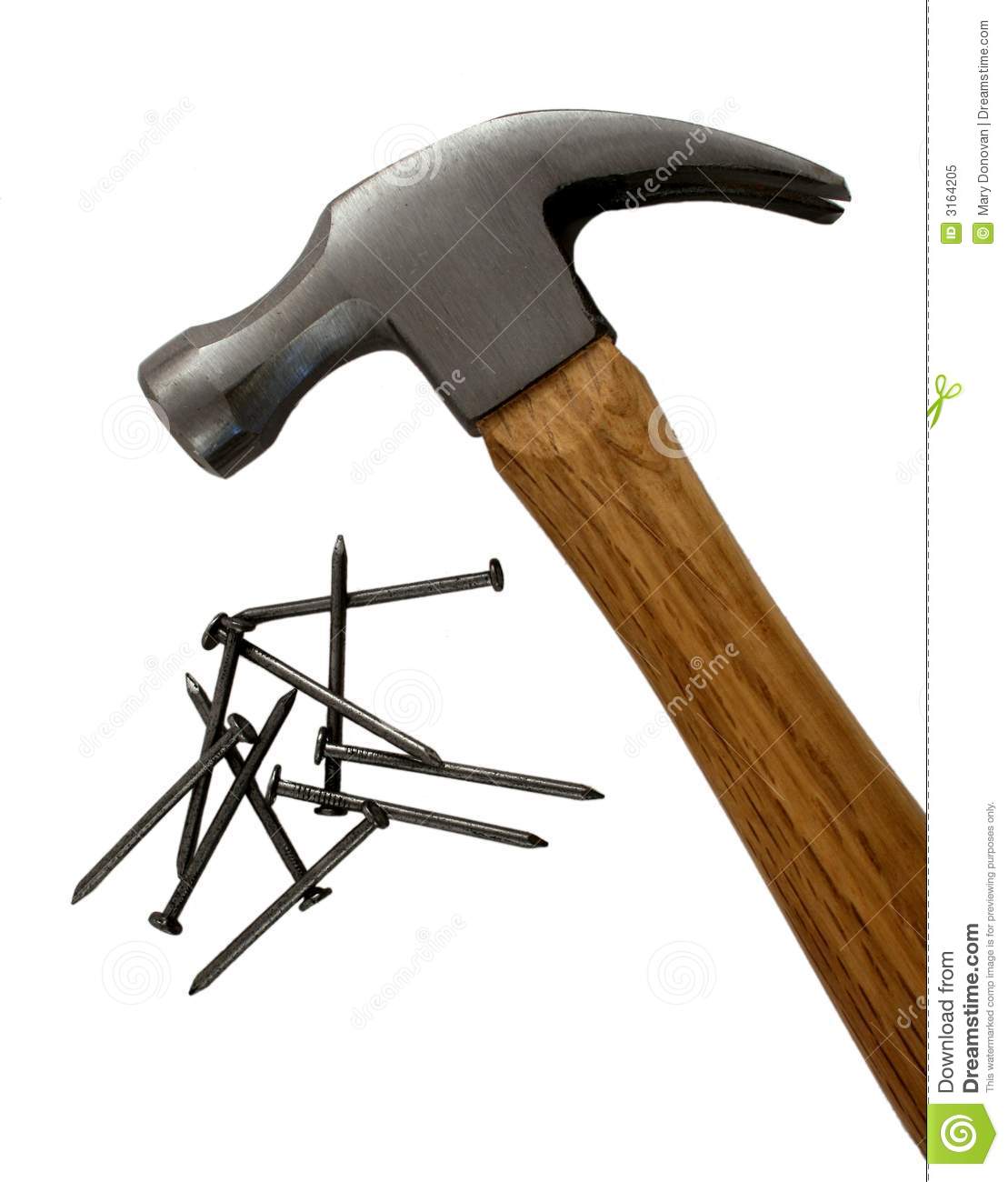 Hammer And Nails Royalty Free Stock Photo   Image  3164205