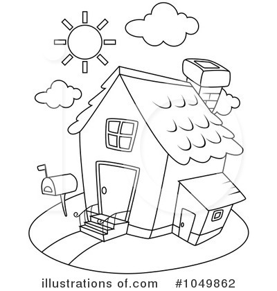 House Clipart  1049862   Illustration By Bnp Design Studio