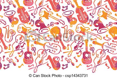 Musical Instruments Border Clipart Colorful Musical Instruments