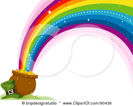 Of A Leprechaun Hat Resting Beside A Pot Of Gold And A Rainbow Jpg