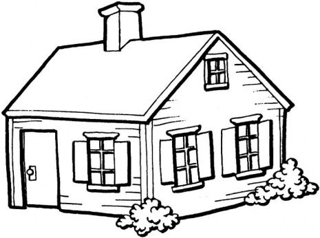 Paint House   Myboard   Pinterest   House Coloring And Coloring Pages
