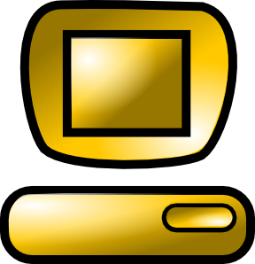Pc Desktop Icon Clip Art   Vector Clip Art Online Royalty Free