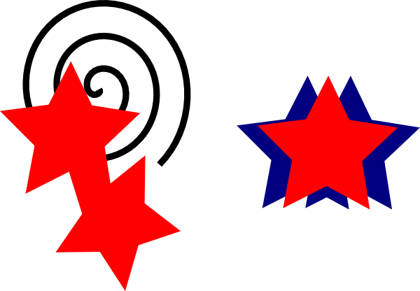 Red And Blue Stars Clip Art At Clker Com   Vector Clip Art Online    