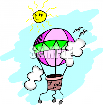 Royalty Free Hot Air Balloon Clip Art Transportation Clipart