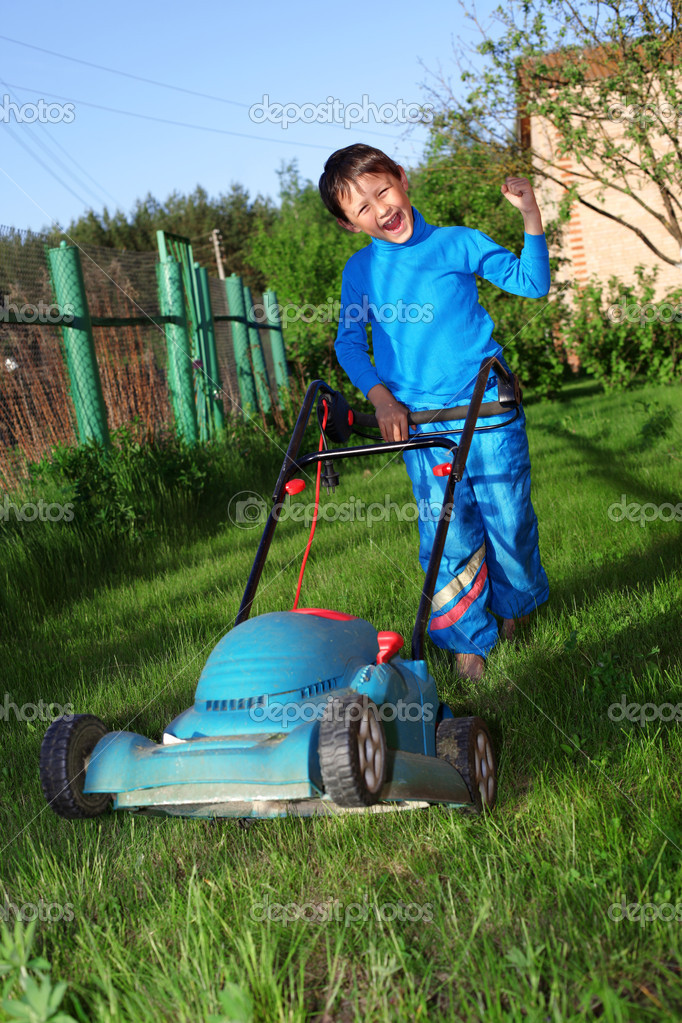 Royalty Free  Rf  Lawn Mower Clipart Illustrations Vector
