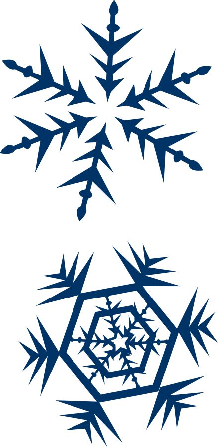 Snow Clip Art Snowflakes Vector Clipart Png