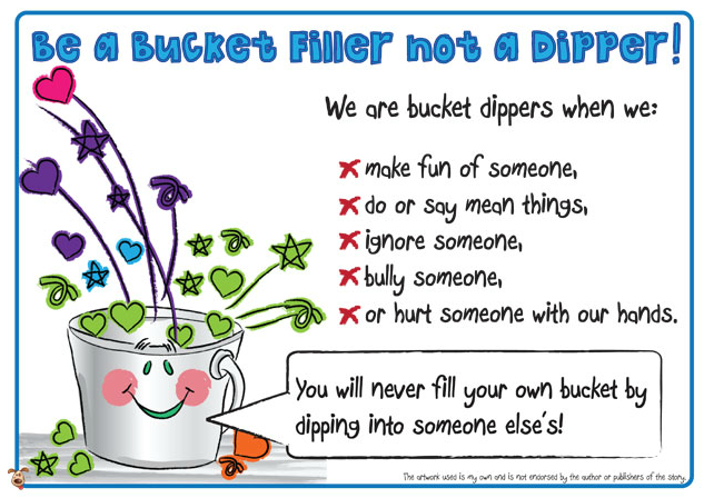 Students Will Be Encouraged To Be Bucket Fillers Both At Home And At