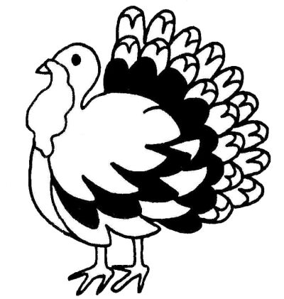 Turkey Clipart Black And White   Clipart Panda   Free Clipart Images