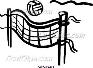 Volleyball Net Vector Clip Art
