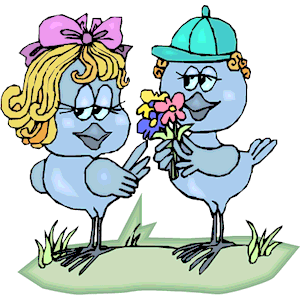 Bird Giving Flowers Clipart Cliparts Of Bird Giving Flowers Free