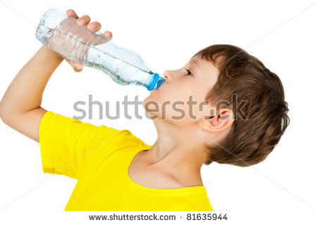 Boy Drinks Water From A Bottle Stock Photo 81635944   Shutterstock