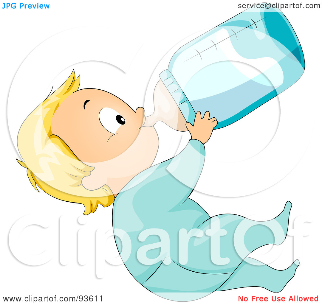     Boy In A Onesie Leaning Back And Drinking From A Bottle By Bnp Design