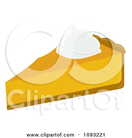 Clipart Illustration Of A Coloring Page Outline Of A Fresh Pumpkin Pie