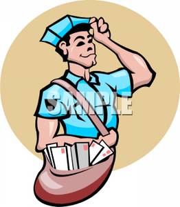 Clipart Image Of A Proud Mailman