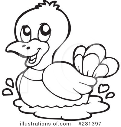 Duck Clipart  231397 By Visekart   Royalty Free  Rf  Stock