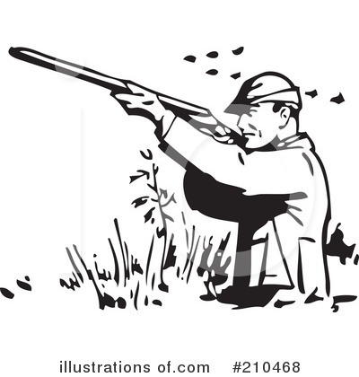 Hunting Clipart  210468   Illustration By Bestvector