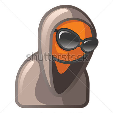 Man Looking Cool And Mysterious Sunglasses And Stock Vector   Clipart