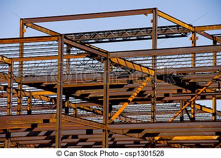 Pictures Of Steel Building Frame Construction   The Steel Frame Of A    